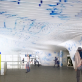 Station hall rendering